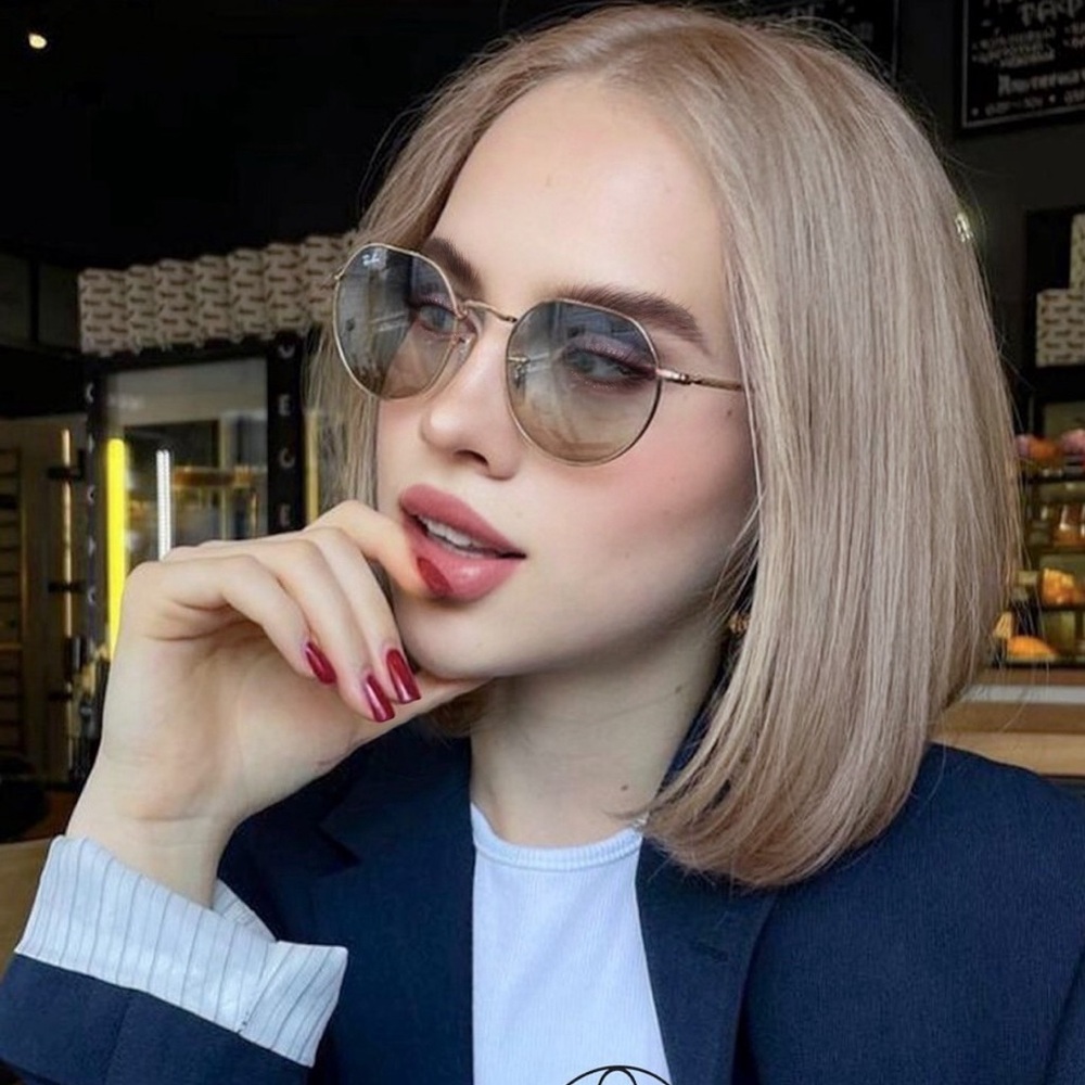 NEW Ray-Ban Jack Bi-Gradient Clear Blue-Brown Complete With Kit